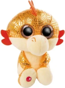 NICI Kuscheltier GLUBSCHIS Drache Orange Yo-Yo 15 Cm