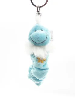 Nici 24732 Schlüsselanhänger Flibbies Raupe Wurm Hellblau Ca 12cm Plüsch