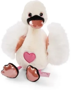 NICI Love Schwan GREEN, Weiß, 35 Cm (48268)