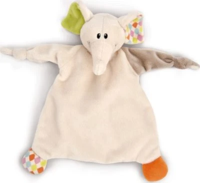 NICI Elefant Dundi Schmusetier, 18 Cm + Schmusetuch (47768) 2 NICI Elefant Dundi Schmusetier, 18 Cm + Schmusetuch (47768) – Bild 2
