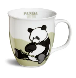 Nici 32505 Porzellantasse Panda Fu Bao Mit Bambus Hellgrün Kaffeetasse Teetasse