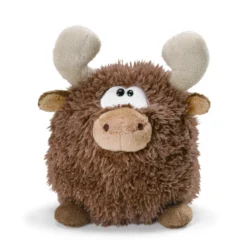 Nici 34196 Let Me Out Elch Im Orangen Sack 15cm Plüsch Kuscheltier