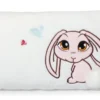 Nici 35672 Kissen Sweet Hearts Hase 43x25cm Plüsch Kuschelkissen Creme