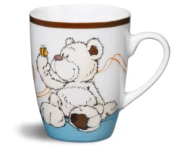 Nici 36988 Tasse Classic Bear Bär Creme Mit Hummel / Biene 8x10cm Porzellan