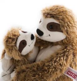 Nici 40510 Faultier Pärchen Mutter & Kind (20cm/12cm) Wild Friends Plüsch Sloth -Nici 40510 3