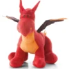 Nici 40786 Feuerdrache Rot Stehend Ca 50cm Plüsch Kuscheltier