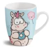 Nici 41450 Tasse Einhorn Theodor "Ich Vernasch Dich" Porzellan Kaffeetasse 310ml