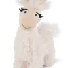Nici 42250 Weißes Lama Dalia Lama Stehend 46cm Plüsch Kuscheltier