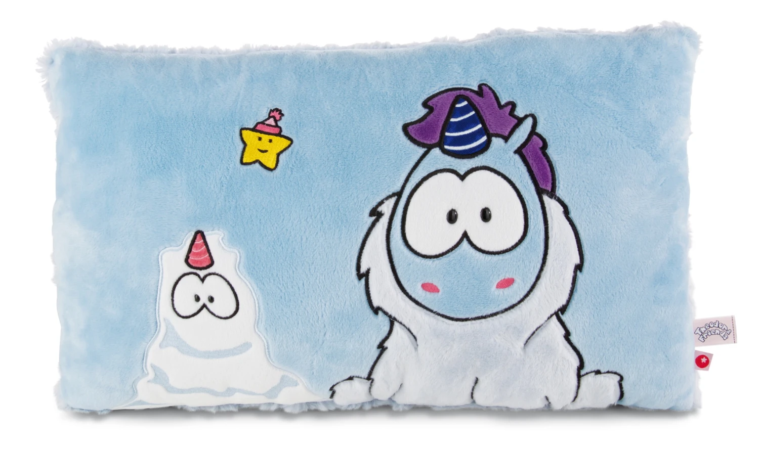 Nici 42445 Kissen Blaues Einhorn Snow Coldson 43x28cm Plüsch 1 Nici 42445 Kissen Blaues Einhorn Snow Coldson 43x28cm Plüsch
