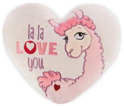 Nici 42706 Kissen La-La-Lama-Love Herzförmig Ca 25x22cm Plüsch