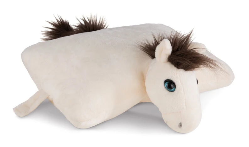 Nici 43216 Kuscheltier-Kissen 2-in-1 Mustang Ayeta Weißes Pferd 40x30cm Plüsch 2 Nici 43216 Kuscheltier-Kissen 2-in-1 Mustang Ayeta Weißes Pferd 40x30cm Plüsch – Bild 2