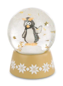 Nici 44143 Schüttelkugel Schneekugel FelsenPinguin Frizzy Ca 6,5cm Winter