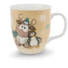 Nici 44149 Tasse Rentier Reny Heart Kaffeetasse Gold 9,5x10cm Winter Glamour