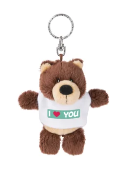 Nici 44717 Schlüsselanhänger Bär Mit T-Shirt Ca 10cm - I (herz) YOU Love Liebe