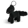 Nici 44891 Schlüsselanhänger Schwarzes Pferd Black Cassis Stehend Ca 10cm Plüsch