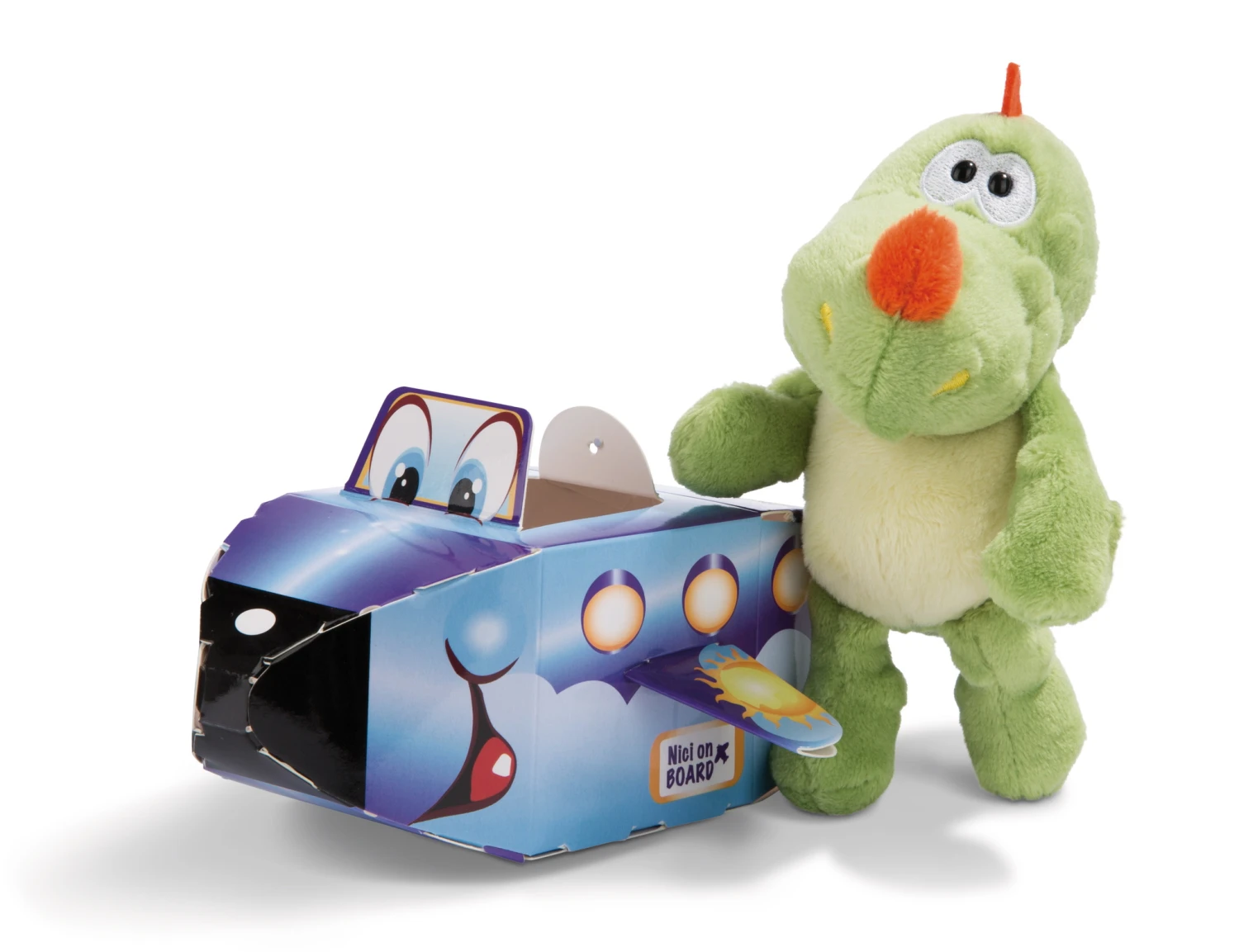 Nici 45002 Nici On Board Mit Geschenkverpackung Dinosaurier Flugzeug 15cm Plüsch 3 Nici 45002 Nici On Board Mit Geschenkverpackung Dinosaurier Flugzeug 15cm Plüsch – Bild 3