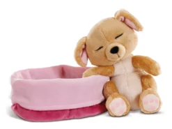 Nici 45374 Sleeping Puppies Schlafendes Hundebaby Im Körbchen 16cm Karamell -Nici 45374 03 ZA Frei 2048x1536