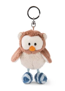 Nici 46090 Schlüsselanhänger Eule Oscar 10cm Drehbarer Kopf The Owlsons