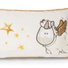 Nici 46556 Kissen Einhorn-Engel Angelia Rechteckig 43x25cm Plüsch Weiß-gold