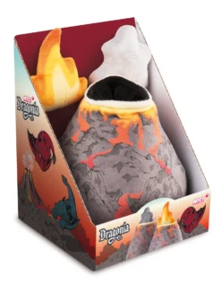 Nici 46720 Plüschvulkan 16cm Mit Wolke Und Feuer In Geschenkverpackung Dragonia