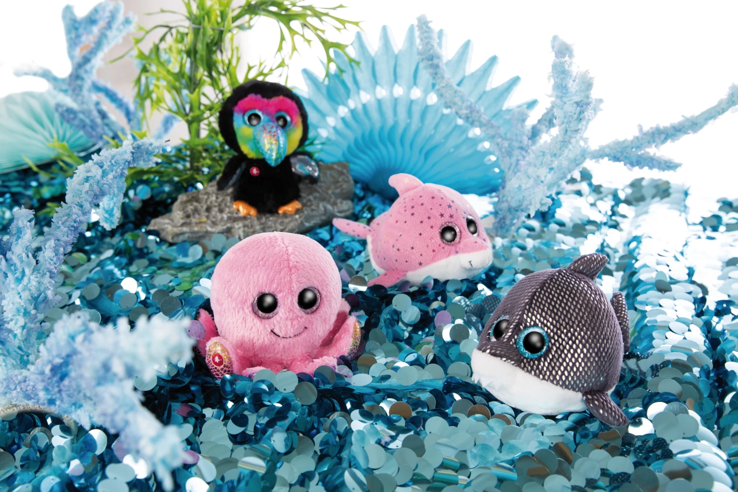 Nici 46964 Glubschis Summer Edition Delfin Delfina 15cm Plüsch Kuscheltier 2 Nici 46964 Glubschis Summer Edition Delfin Delfina 15cm Plüsch Kuscheltier – Bild 2