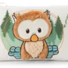 Nici 48575 Kissen Baby-Eule Owlino Plüsch Rechteckig 43x25cm The Owlsons