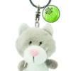 Nici 47529 Schlüsselanhänger Graue Katze Plüsch 7cm Ich Bring Dir Glück