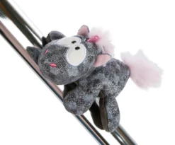 Nici 47649 MagNICI Einhorn Diamond Dust Schwarz 12cm Plüsch Magnetfigur
