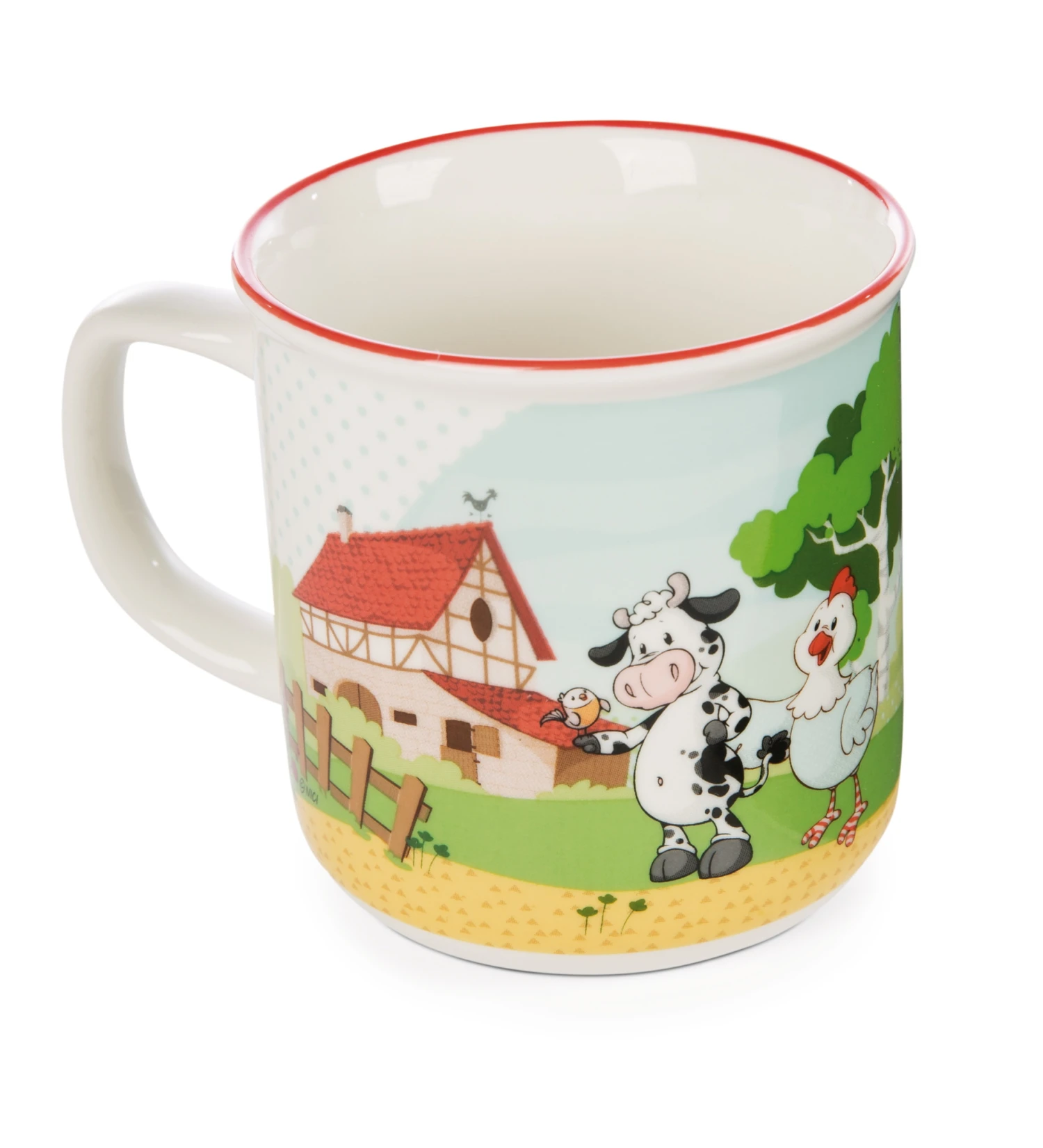 Nici 47807 Kinder - Tasse 240ml Farm Friends Schwein Kuh Henne Porzellan Ø8x8cm 1 Nici 47807 Kinder - Tasse 240ml Farm Friends Schwein Kuh Henne Porzellan Ø8x8cm