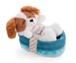 Nici 47890 Sleeping Pets Puppies Schlafender Cockerspaniel Im Körbchen 12cm