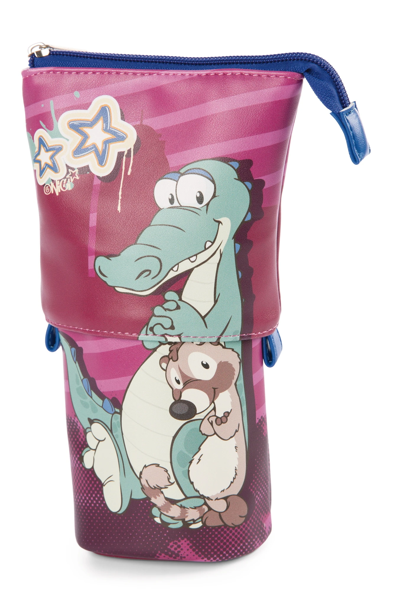 Nici 47984 Mäppchen Schlamper Verstellbar Krokodil & Nilpferd Wild Friends GREEN 3 Nici 47984 Mäppchen Schlamper Verstellbar Krokodil & Nilpferd Wild Friends GREEN – Bild 3