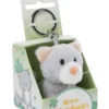 Nici 48126 Schlüsselanhänger Message Friends 6cm - Katze "Kleiner Glücksbringer"