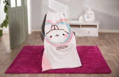 Nici 48229 Kuscheldecke Molang Mit Regenbogenherz 140x175cm Plüsch Kawaii -Nici 48229 11 Milieu