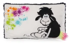 Nici 48254 Kissen Schwarzes Schaf Jerome Ca 43x25cm Comic Wolf Ulvy & Friends