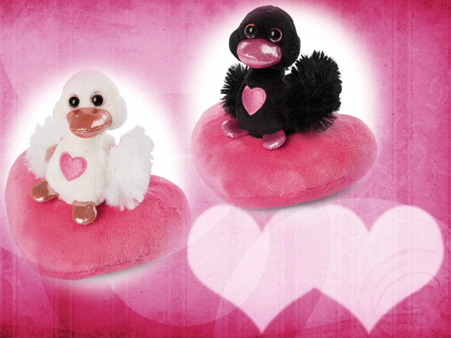 Nici 48264 + 48265 SET Schwäne Auf Herzkissen Ca 13cm Plüsch Love Classics GREEN 13 Nici 48264 + 48265 SET Schwäne Auf Herzkissen Ca 13cm Plüsch Love Classics GREEN – Bild 13