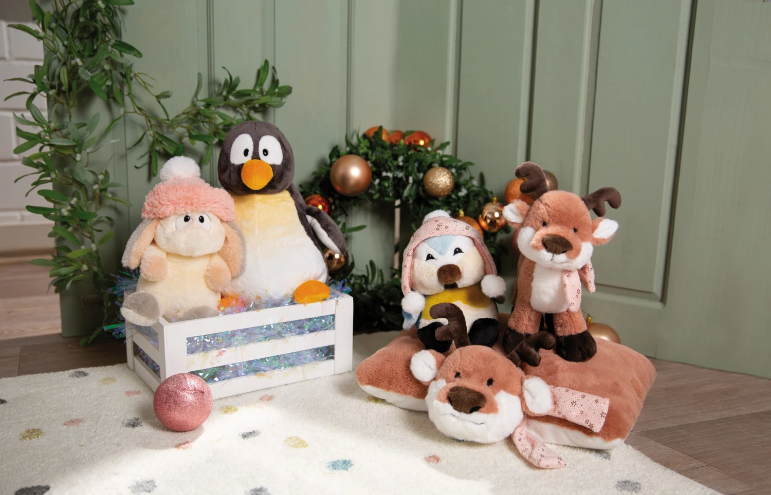 Nici 48318 Rentier Jonte 34cm Stehend Plüsch Kuscheltier Winter Friends GREEN 2 Nici 48318 Rentier Jonte 34cm Stehend Plüsch Kuscheltier Winter Friends GREEN – Bild 2