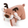 Nici 48334 KuscheltierKissen 2in1 Rentier Jonte Ca. 40x30cm Winter Friends GREEN