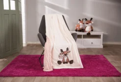 Nici 48335 Plüschdecke Rentier Jonte Ca. 140x175cm Winter Friends GREEN