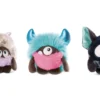 Nici 48420 Monsterdoos SET Monster Lila, Türkis, Schwarz 10cm Plüsch Kuscheltier