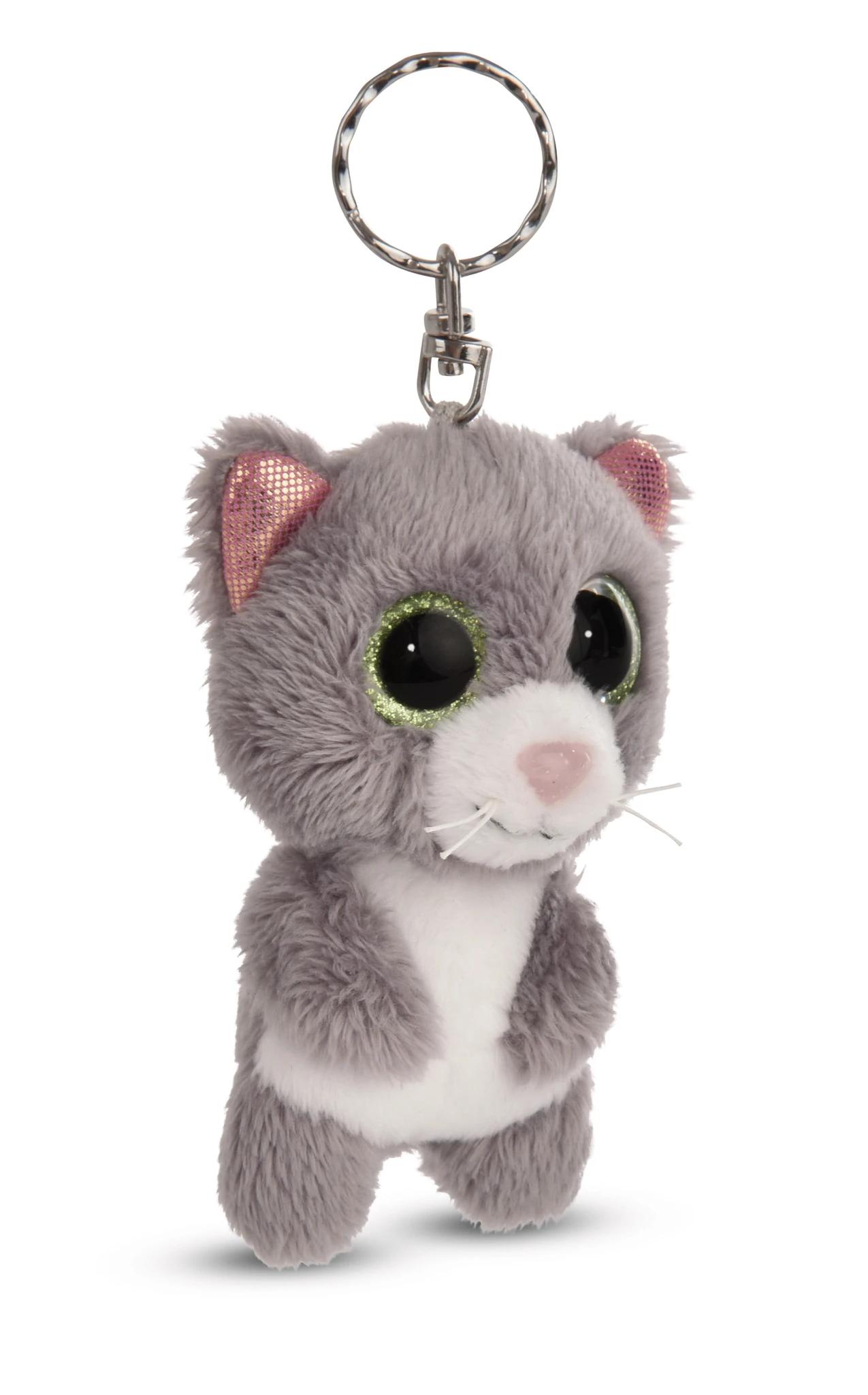 Nici 48692 Schlüsselanhänger GLUBSCHIS Katze Grau Felinja 9cm Pet Edition GREEN 2 Nici 48692 Schlüsselanhänger GLUBSCHIS Katze Grau Felinja 9cm Pet Edition GREEN – Bild 2