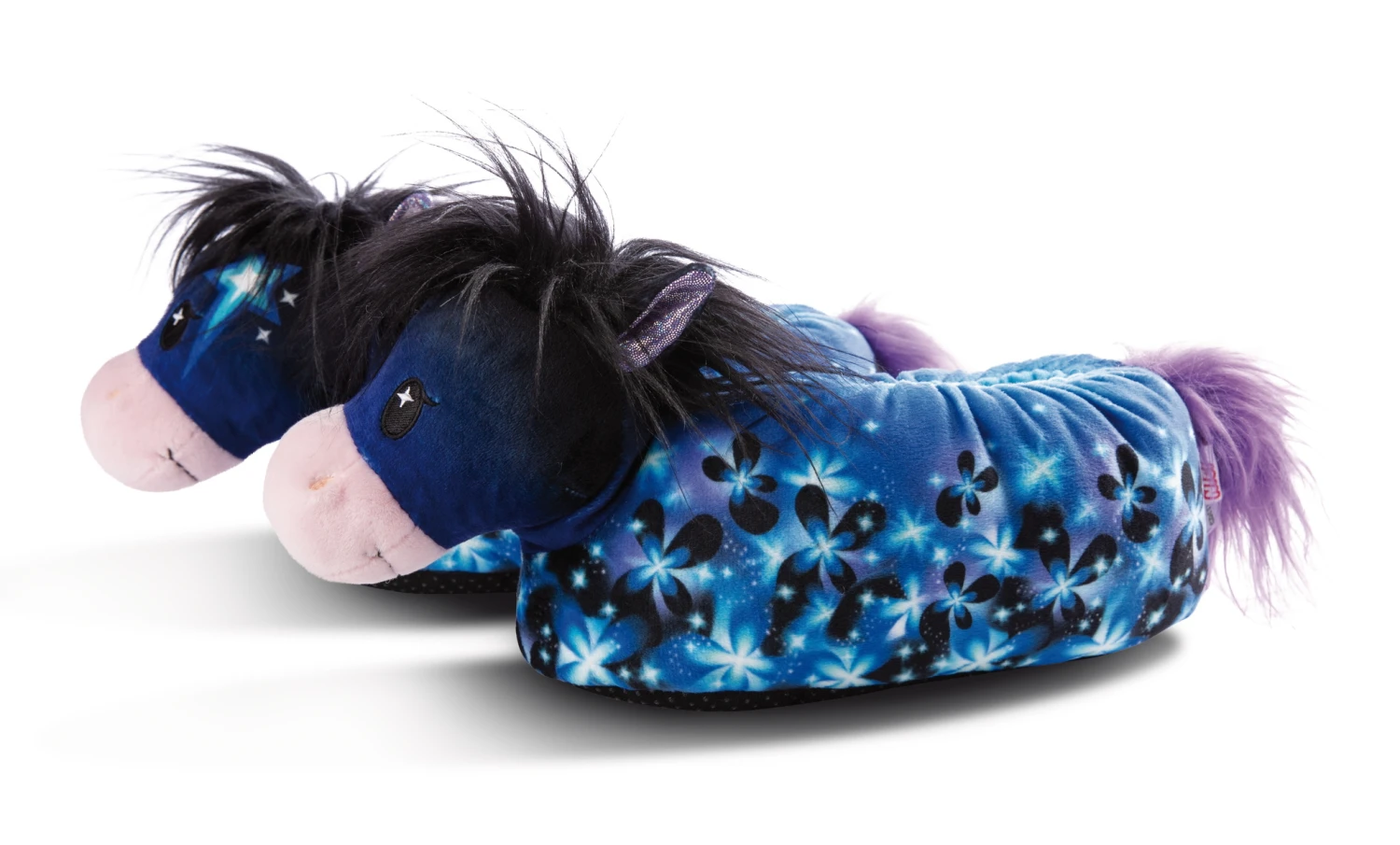 Nici 48758 Hausschuhe Pony Stars Pferd Starflower Blau Figürlich Gr. 34-37 (M) 2 Nici 48758 Hausschuhe Pony Stars Pferd Starflower Blau Figürlich Gr. 34-37 (M) – Bild 2